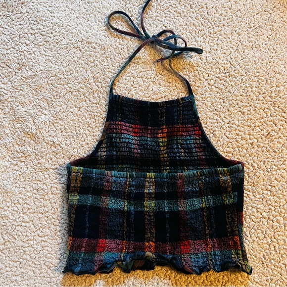 American Eagle Tie Halter Top - Picture 2 of 3